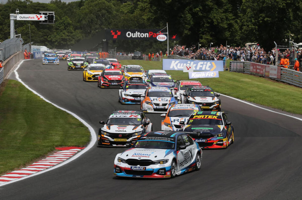 BTCC track action