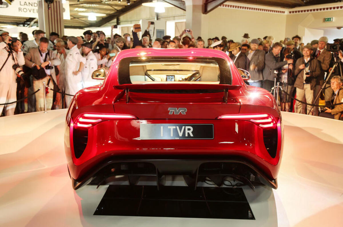 TVR Griffith official reveal - rear