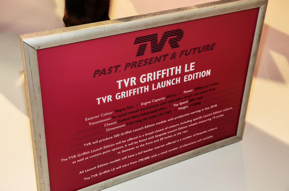 500bhp TVR Griffith revealed at Goodwood Revival