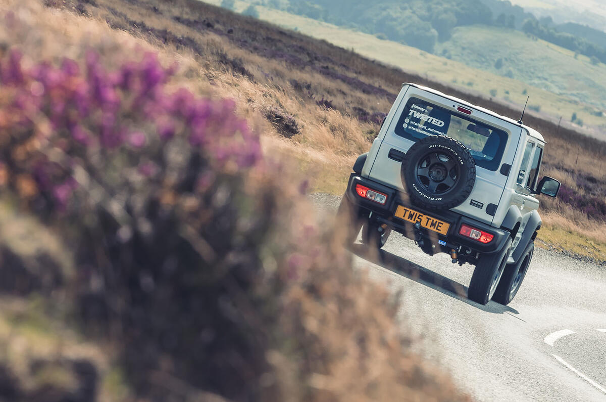 twisted suzuki jimny review 2023 31 cornering rear