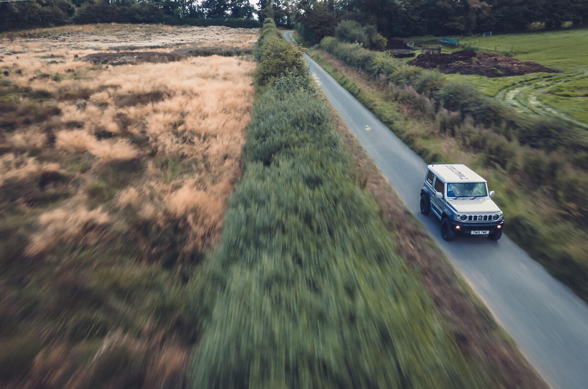 twisted suzuki jimny review 2023 33 drone