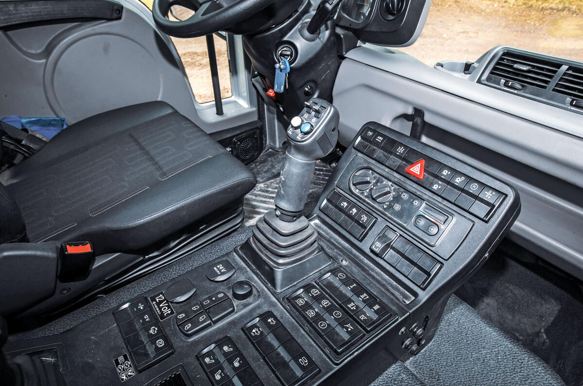 Unimog interior Unimog interior
