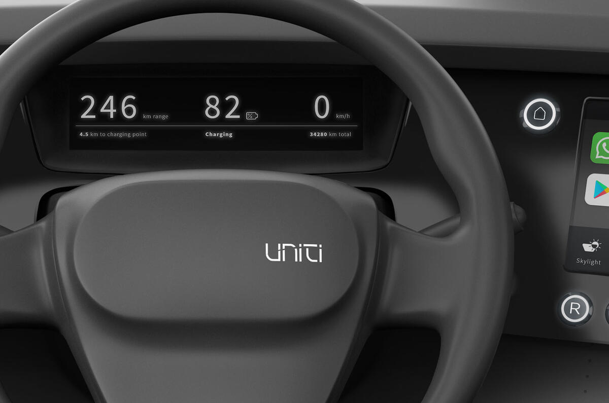 Uniti One Steering wheel