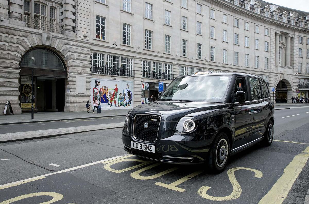 LEVC's 2500th TX hybrid taxi
