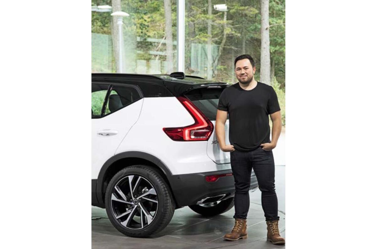 New Volvo XC40 and designer Ian Kettle