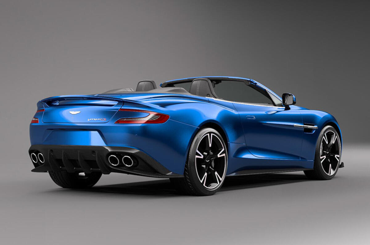 Aston Martin Vanquish S - first pics of Volante drop-top