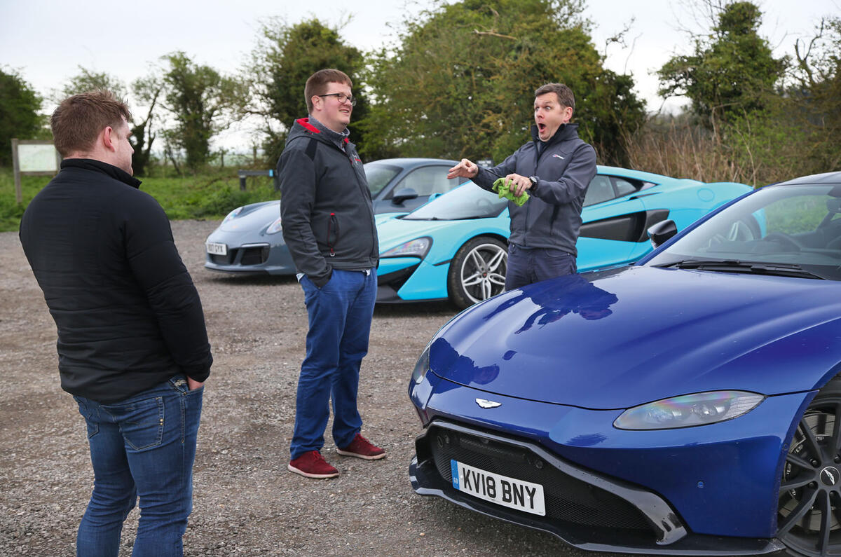Aston Martin Vantage vs Porsche 911 vs McLaren 540c