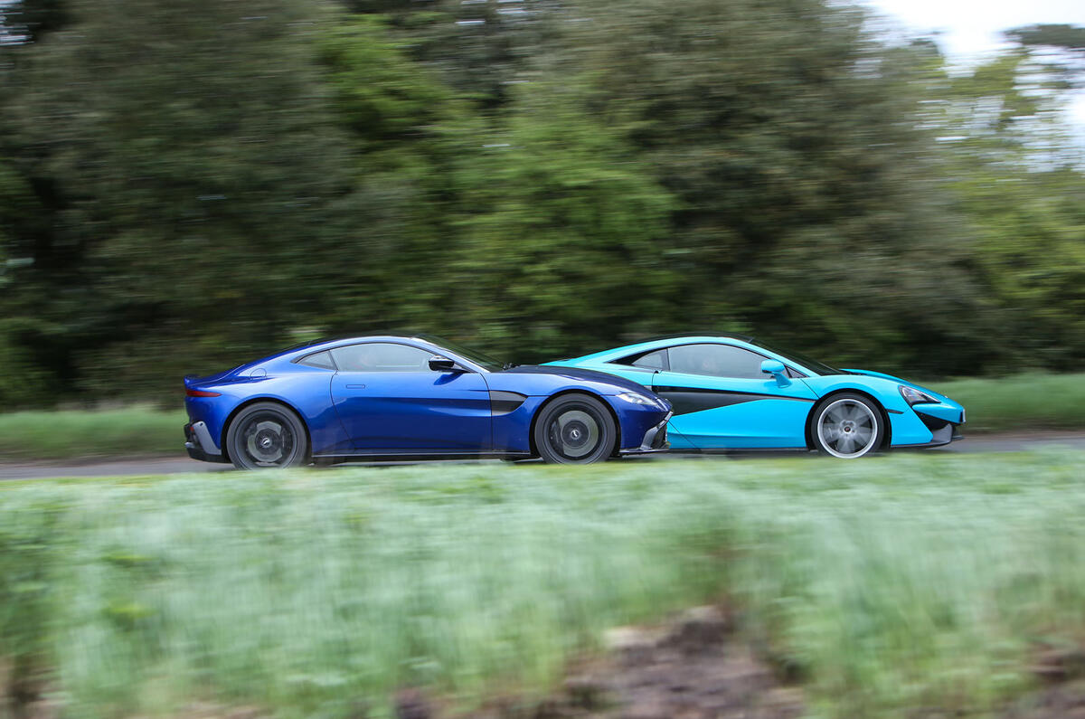 Aston Martin Vantage vs Porsche 911 vs McLaren 540c