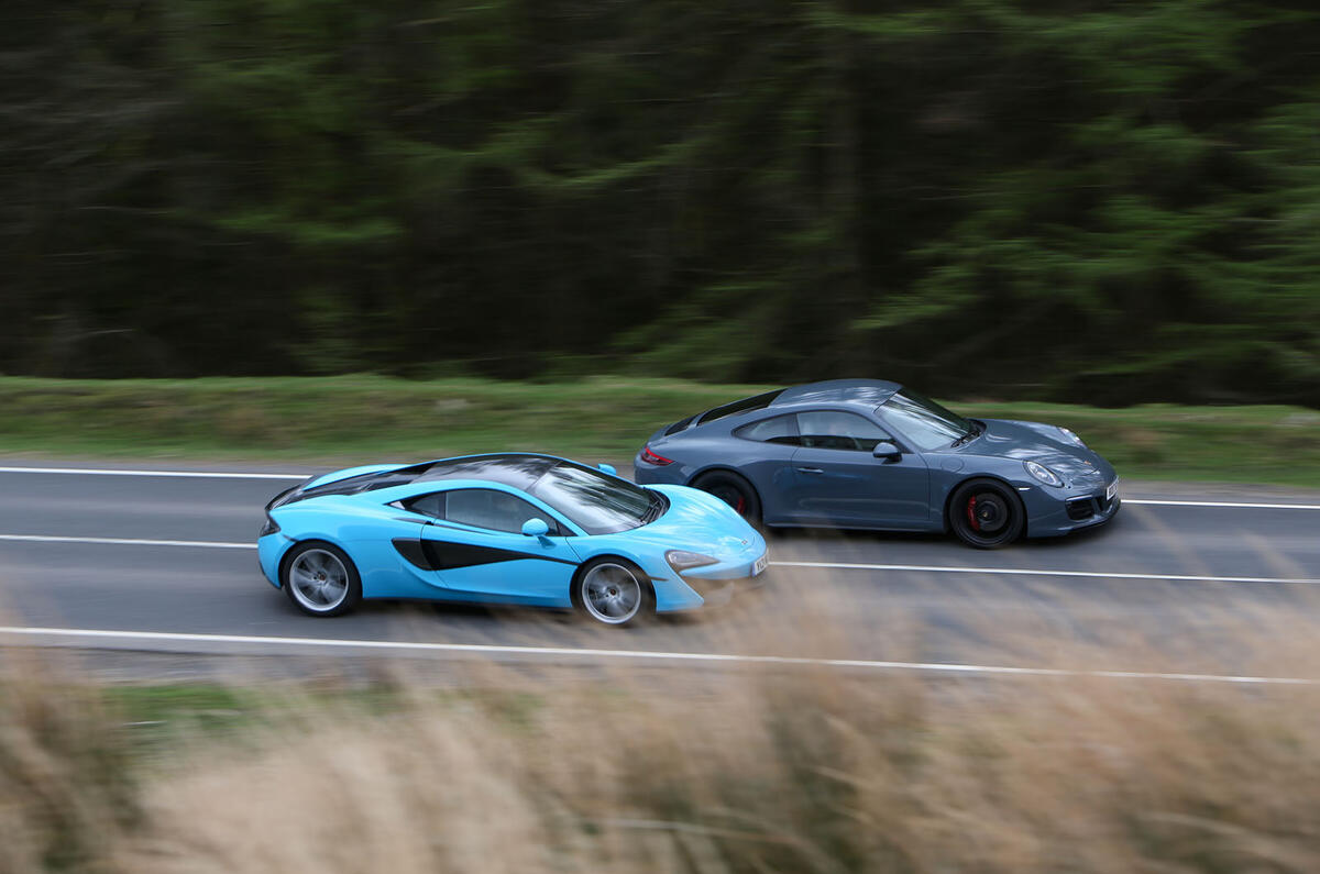Aston Martin Vantage vs Porsche 911 vs McLaren 540c
