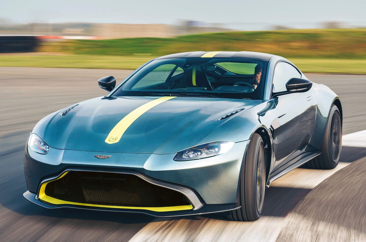 2019 Aston Martin Vantage AMR - cornering
