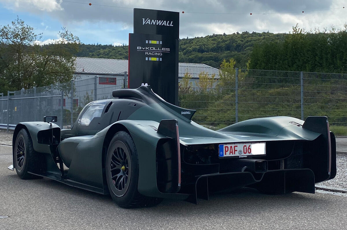 Vanwall Vandervell 1000 rear quarter static Vanwall Vandervell 1000 rear quarter static