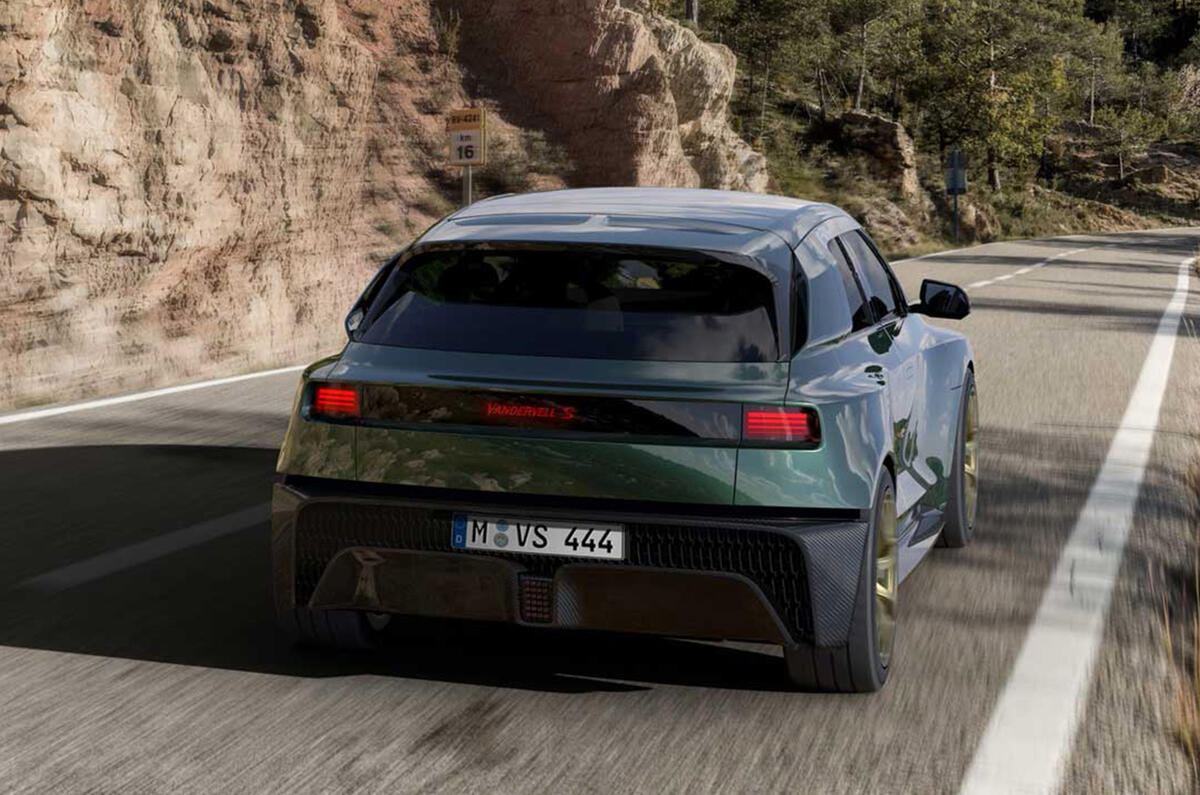 Vanwall Vandervell rear dynamic Vanwall Vandervell rear dynamic
