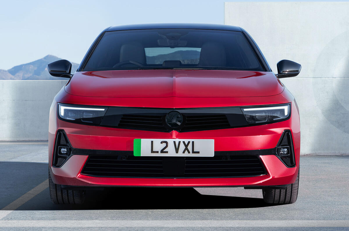 Vauxhall Astra Sports Tourer EV front Vauxhall Astra Sports Tourer EV front