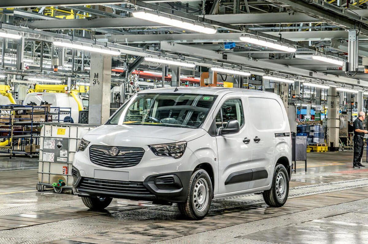 Vauxhall Combo production UK