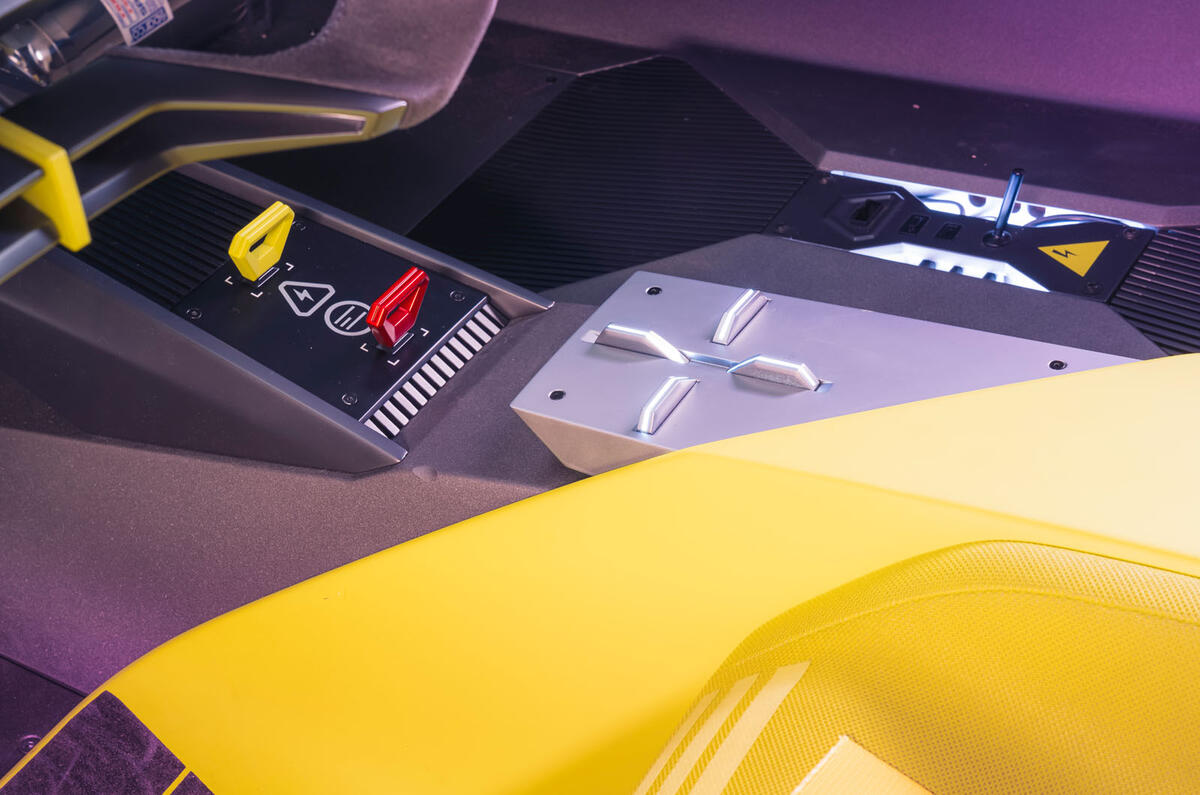 Vauxhall Corsa GSE Vision Gran Turismo centre console Vauxhall Corsa GSE Vision Gran Turismo centre console