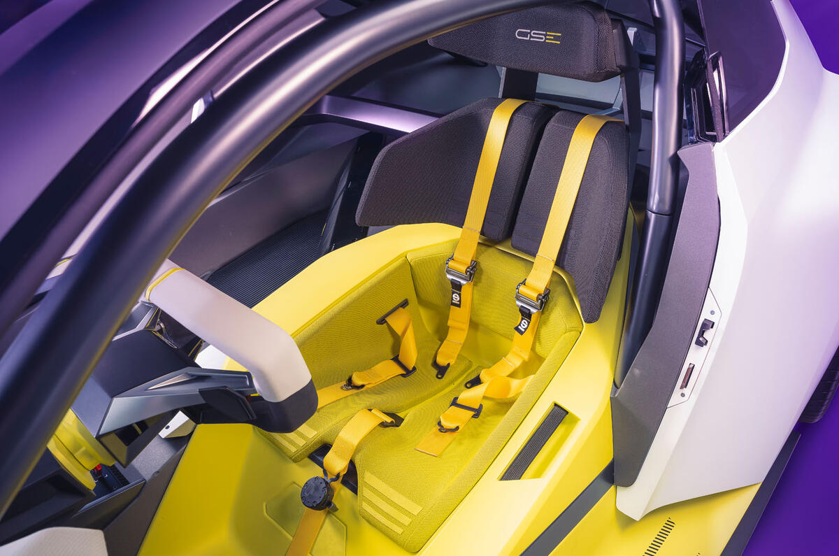 Vauxhall Corsa GSE Vision Gran Turismo interior seat Vauxhall Corsa GSE Vision Gran Turismo interior seat