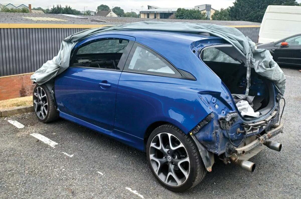 Vauxhall Corsa VXR front three quarter