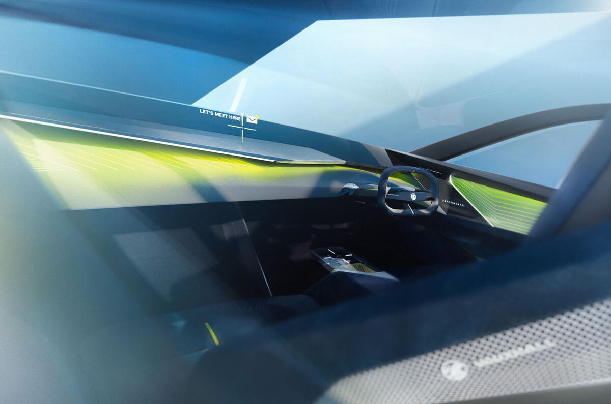 Vauxhall Experimental concept 2023 dashboard