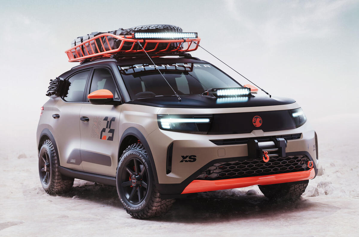 Vauxhall Frontera Gravel concept front quarter static