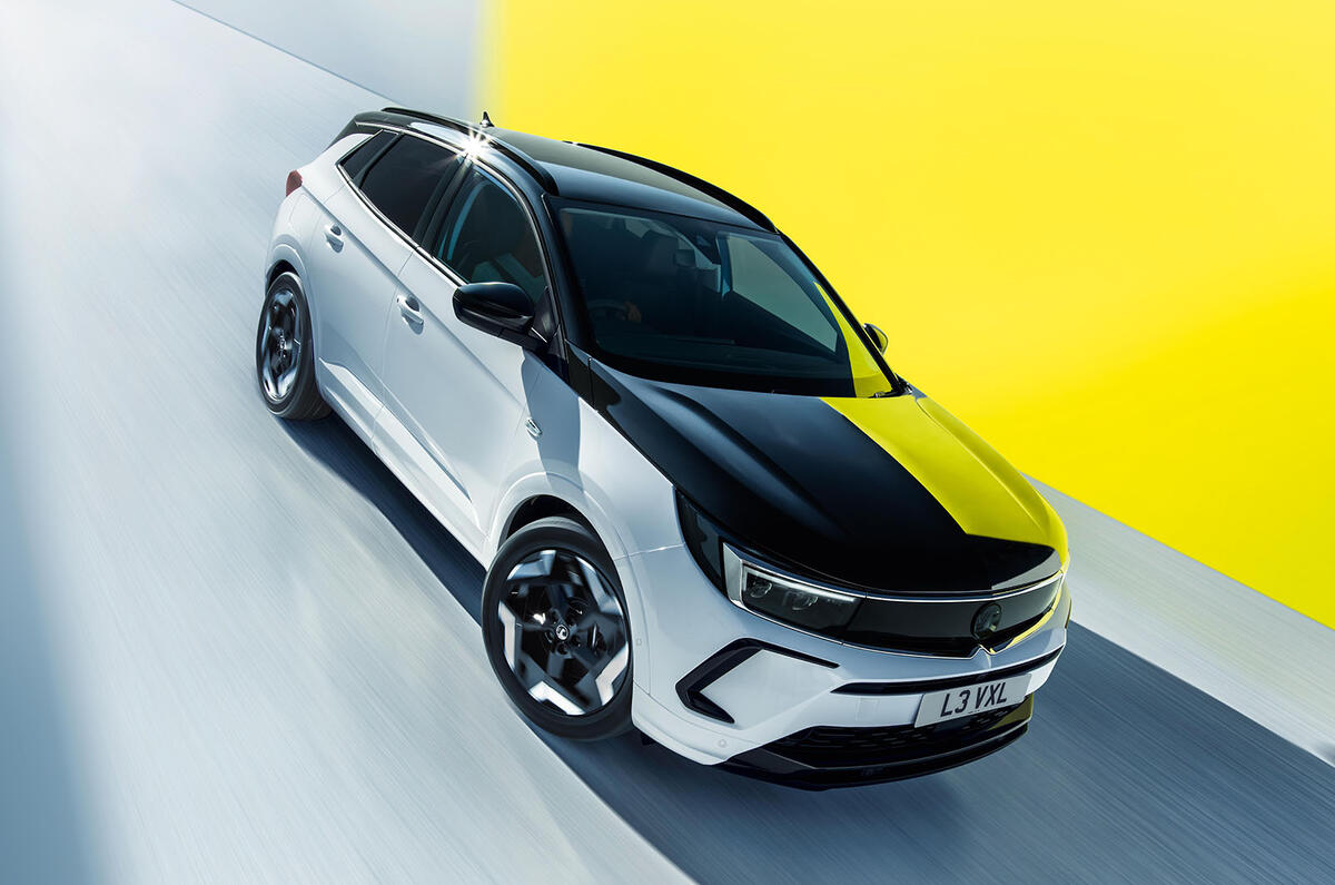 Vauxhall Grandland GSe front Vauxhall Grandland GSe front