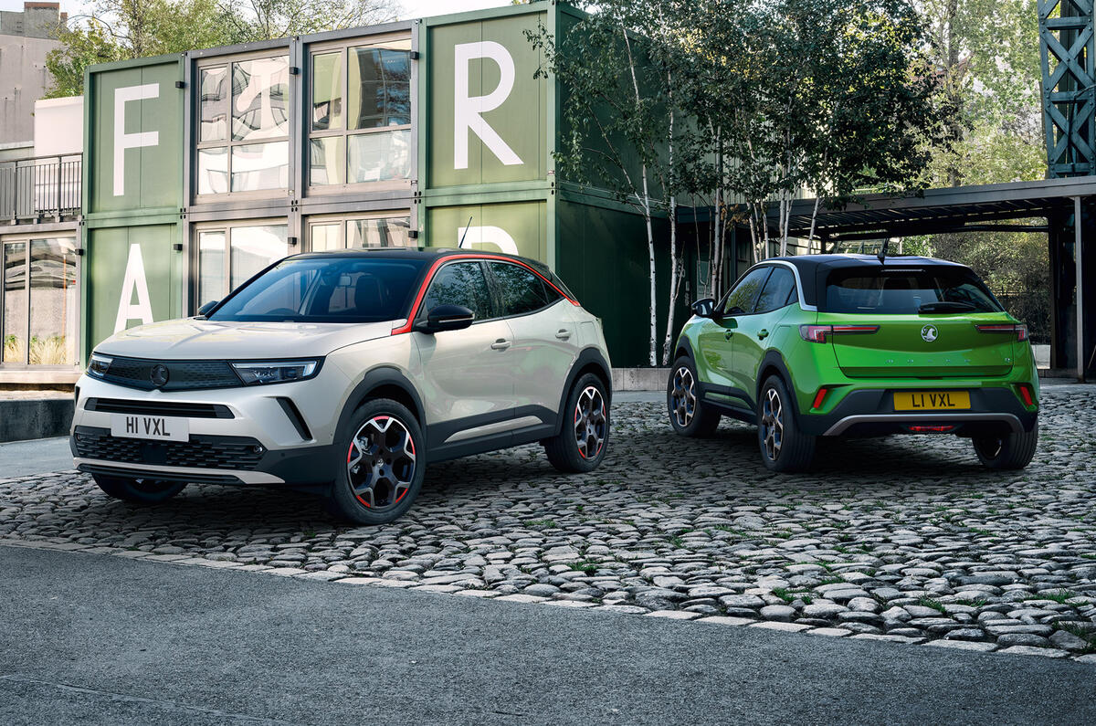 2020 Vauxhall Mokka and Mokka-e - pair 2020 Vauxhall Mokka and Mokka-e - pair