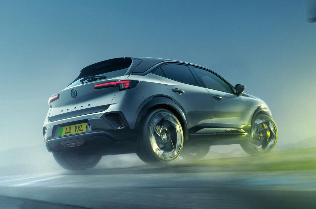 Vauxhall Mokka GSe rear quarter tracking