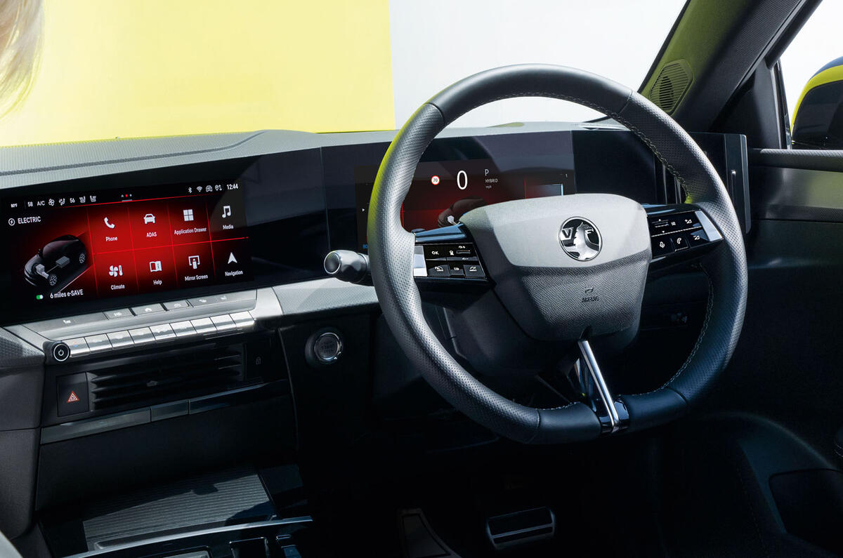 Vauxhall Astra GSe interior Vauxhall Astra GSe interior