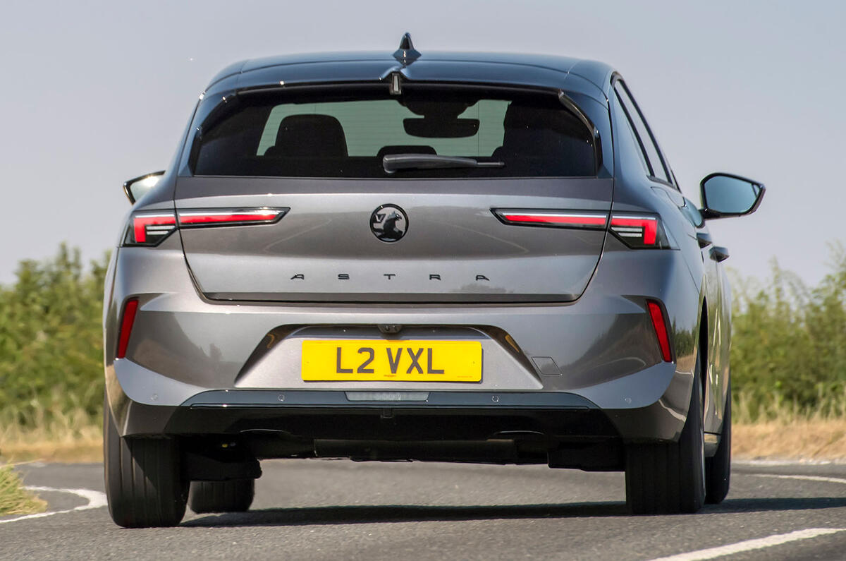 Vauxhall Astra MHEV rear Vauxhall Astra MHEV rear