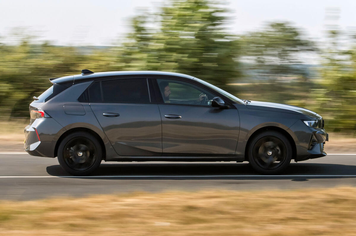 Vauxhall Astra MHEV side Vauxhall Astra MHEV side