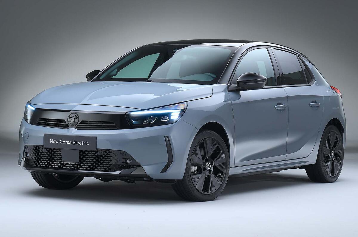 Vauxhall Corsa electric front three quarter Vauxhall Corsa electric front three quarter