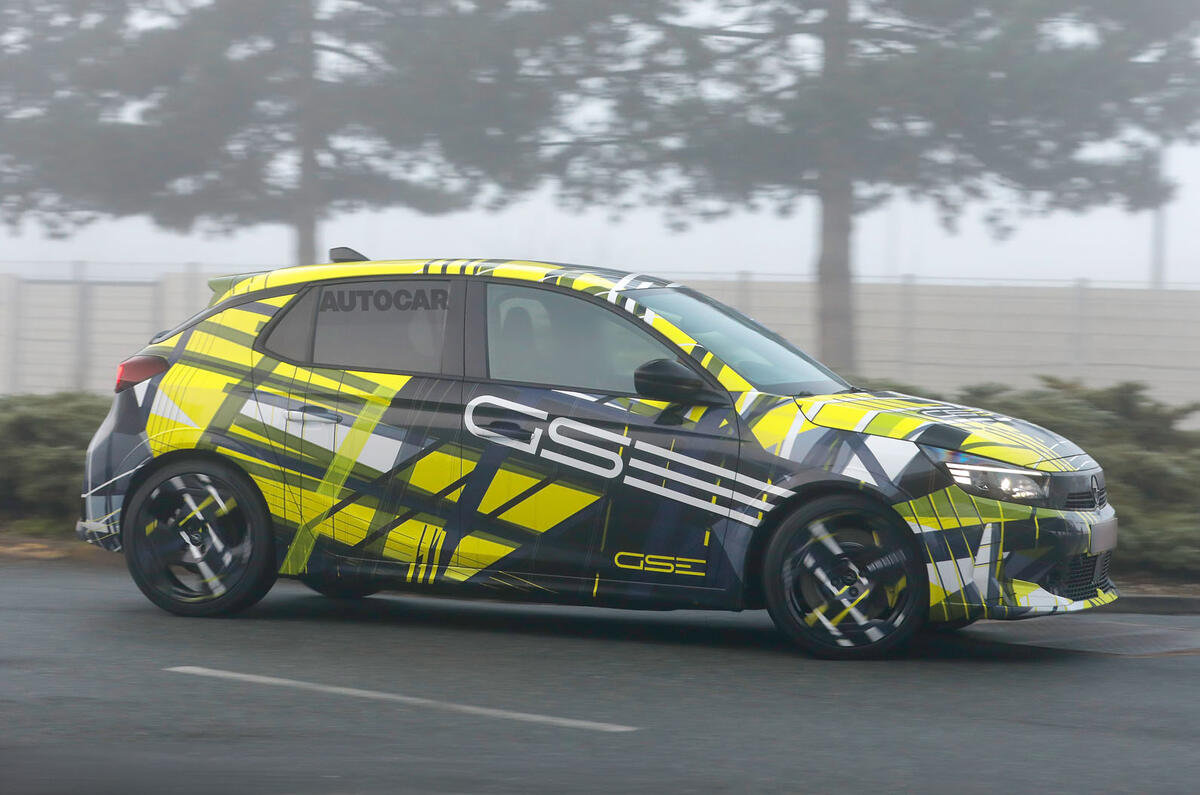 Vauxhall   Opel Corsa GSE side turning