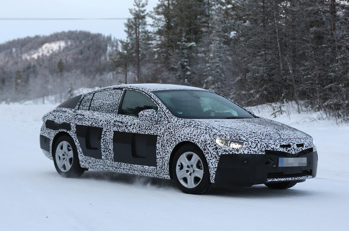 Vauxhall Insignia spy shots