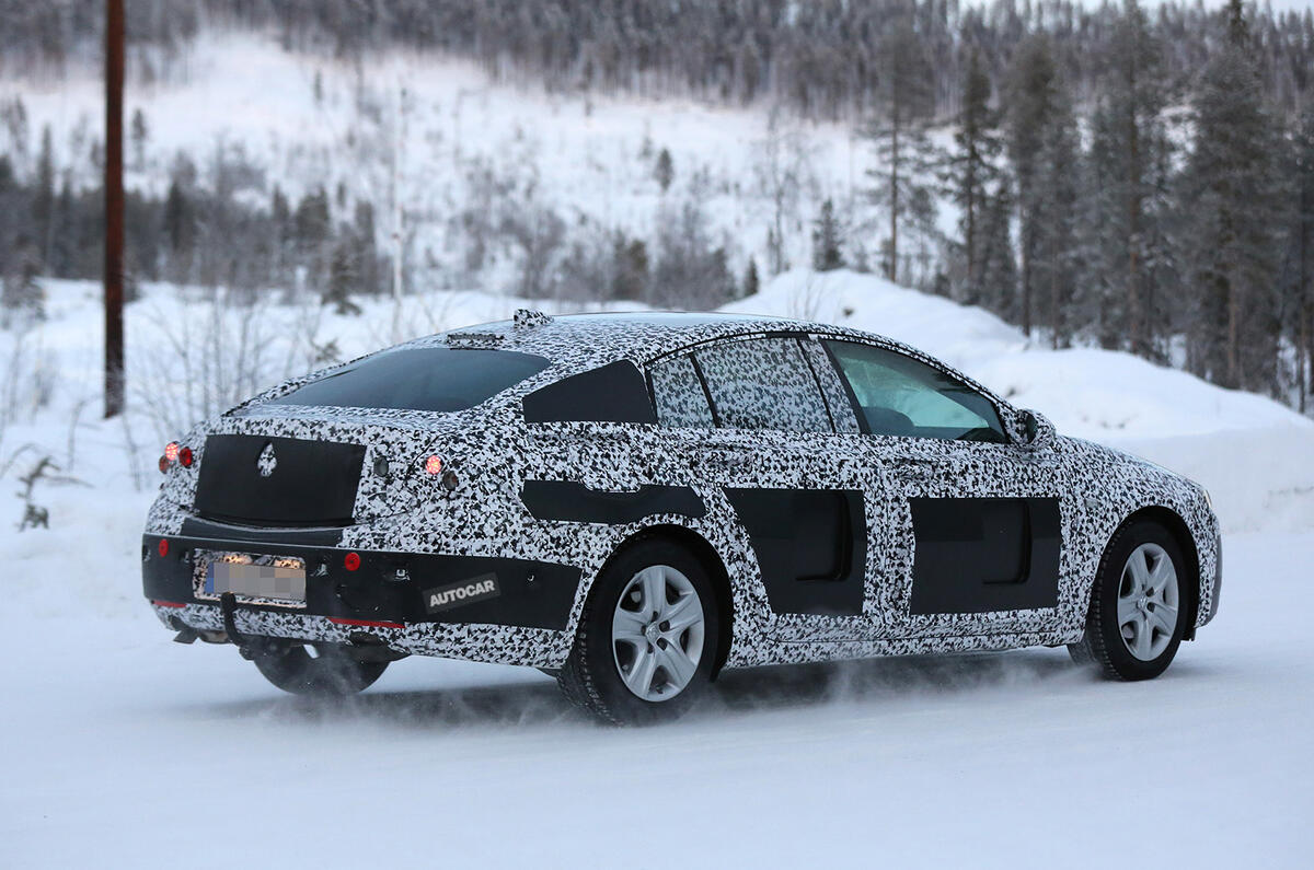 Vauxhall Insignia spy shots