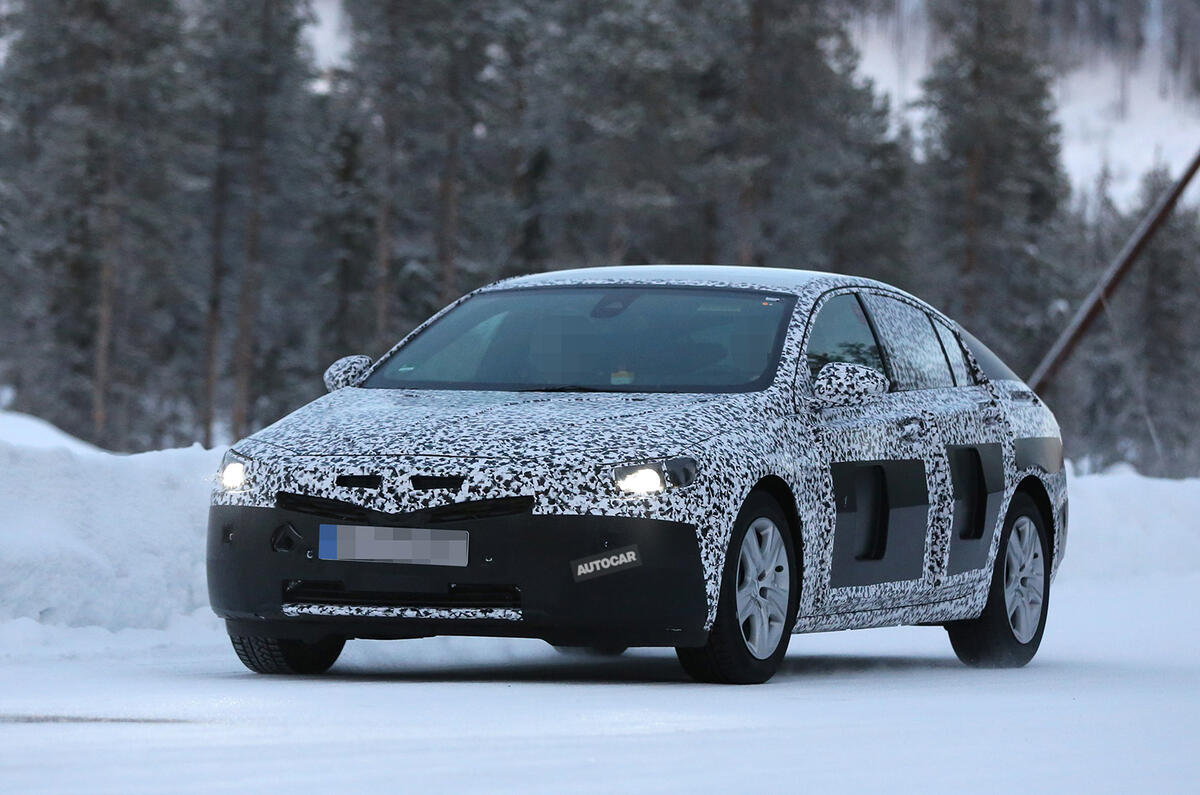 Vauxhall Insignia spy shots