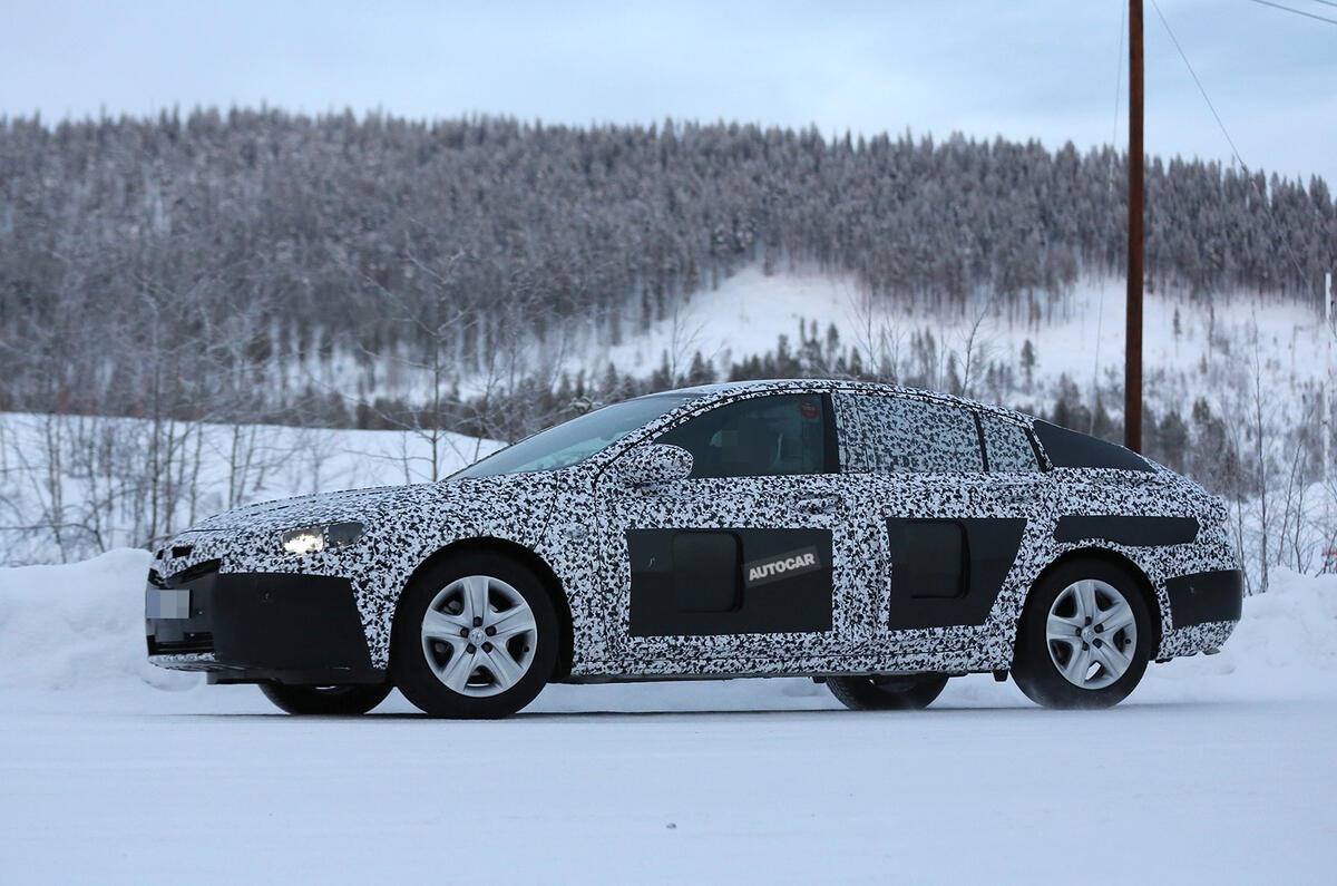 Vauxhall Insignia spy shots
