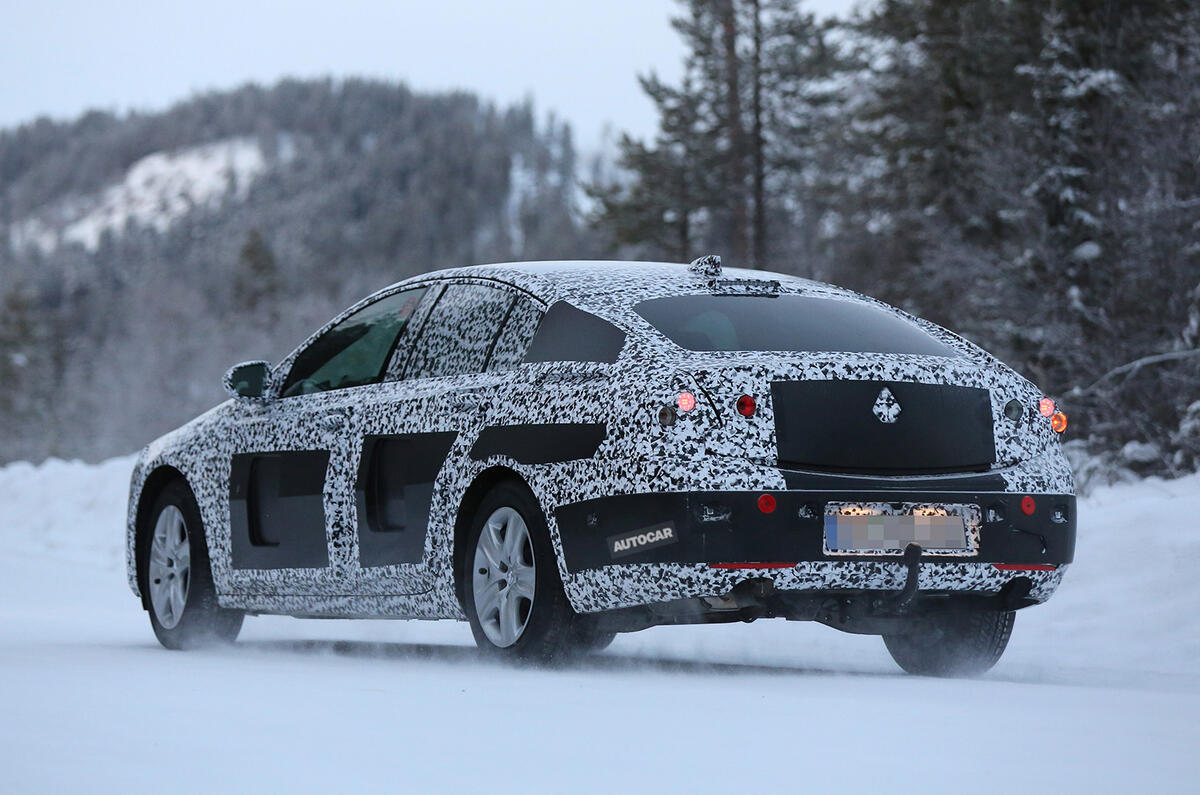 Vauxhall Insignia spy shots