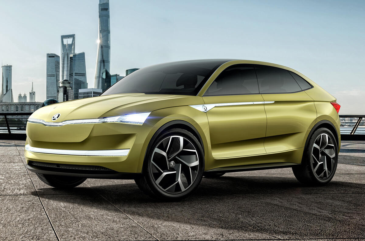 Skoda Vision E electric car