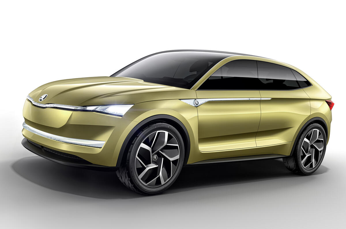 Skoda Vision E electric car