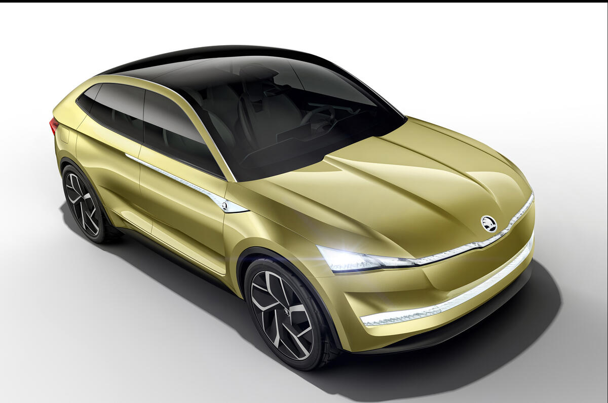 Skoda Vision E electric car