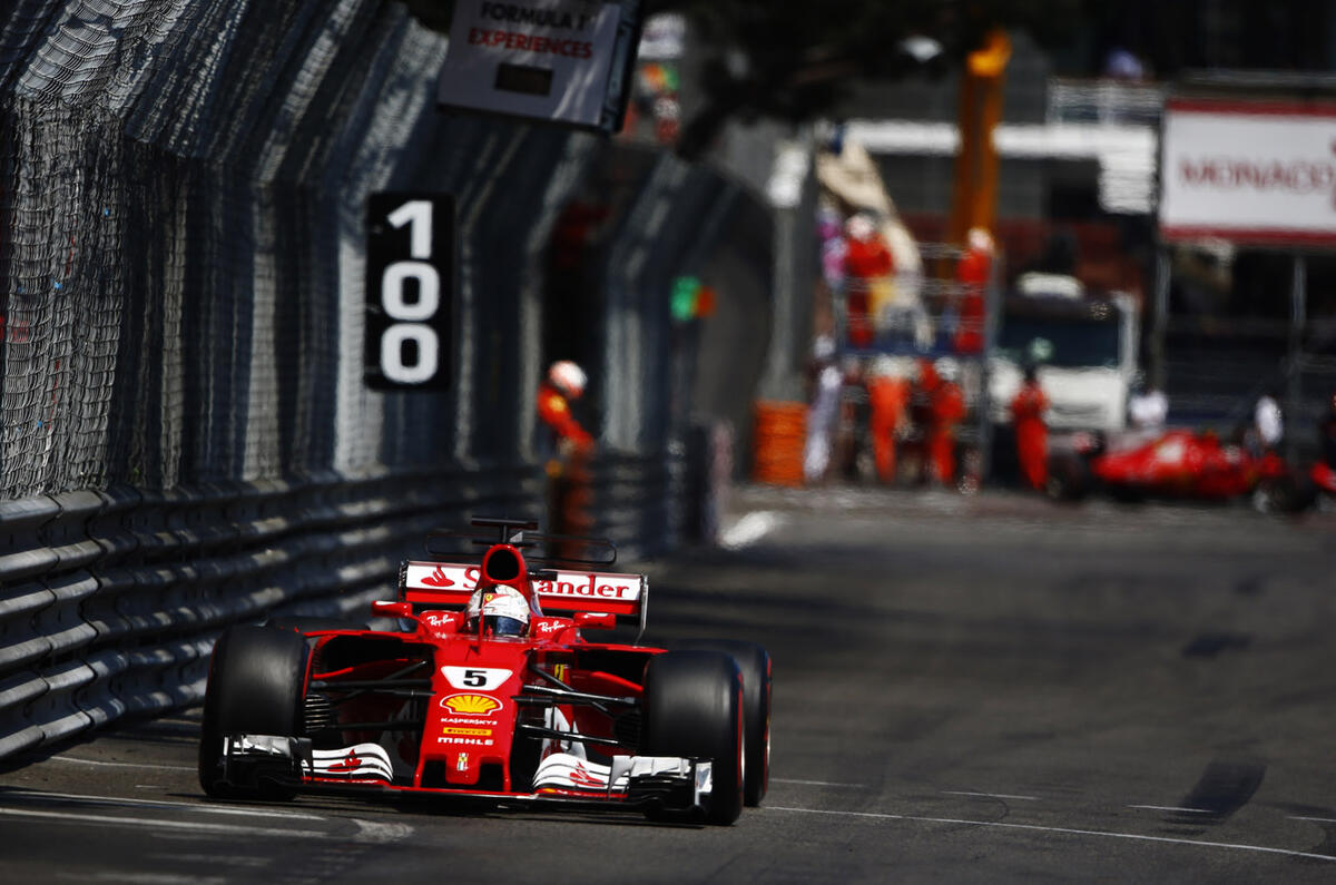 Sebastian Vettel Monaco Grand Prix 2017