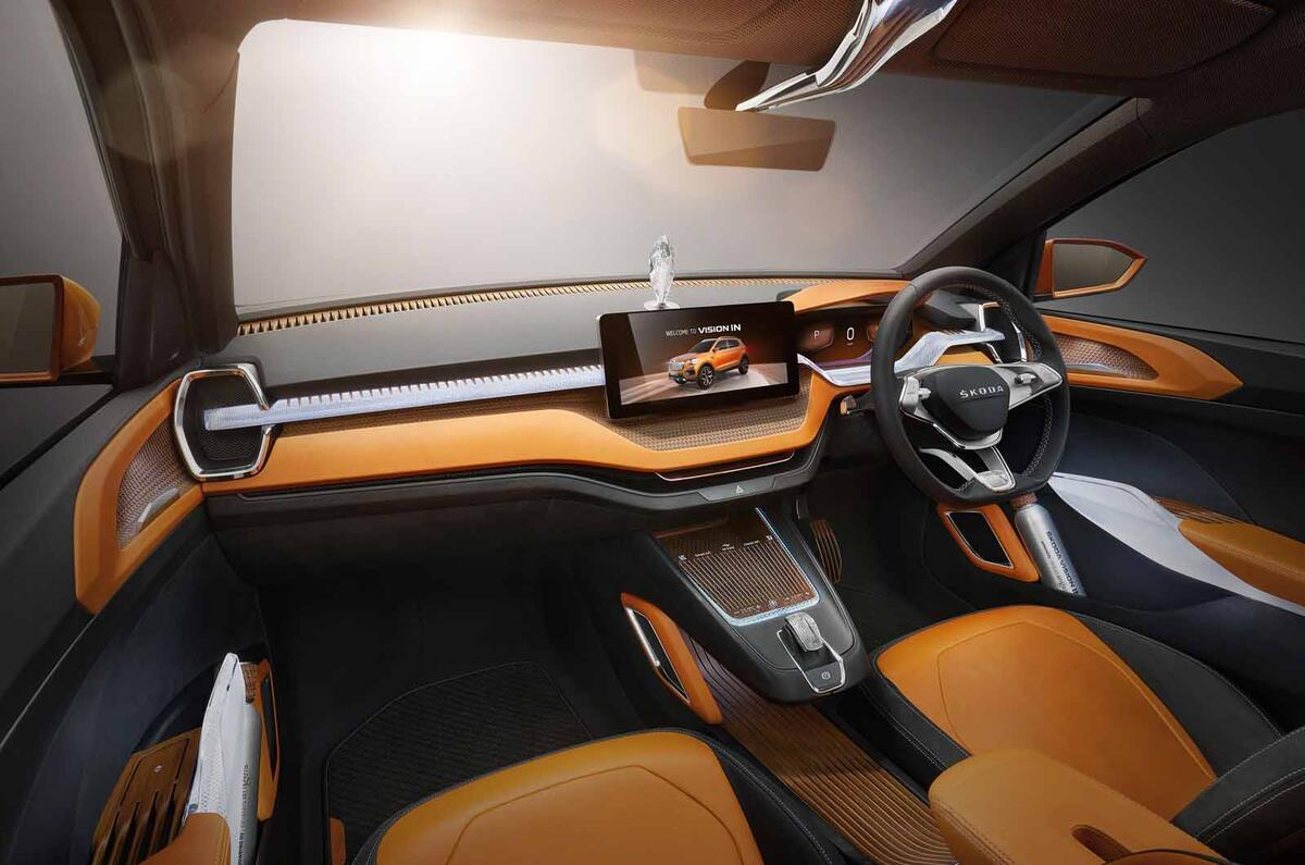Skoda Vision IN concept dadhboard