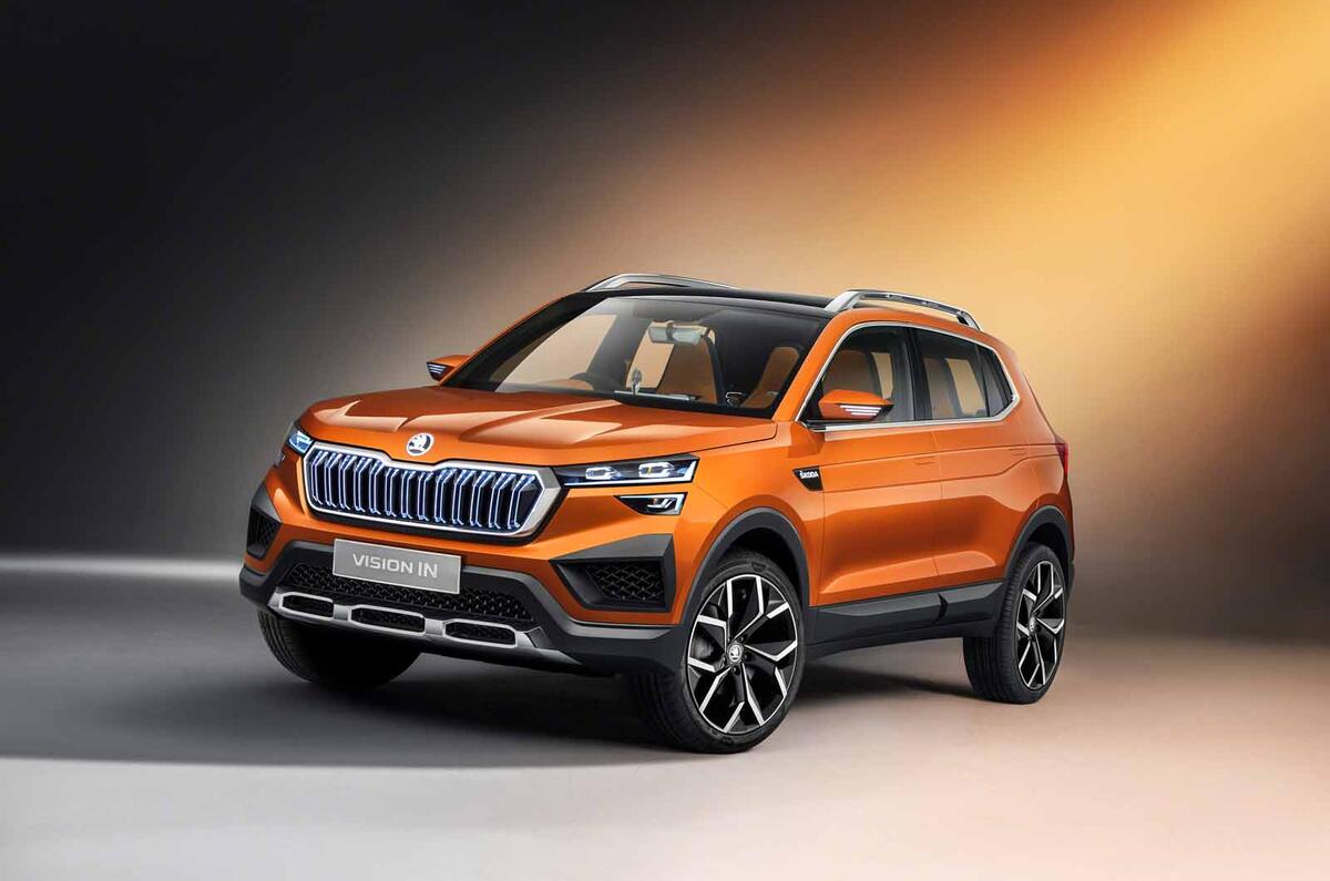 Skoda Vision IN concept front side