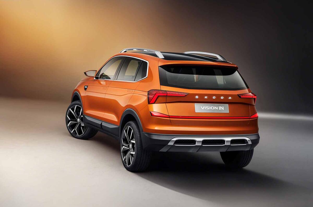 Skoda Vision IN concept side rear