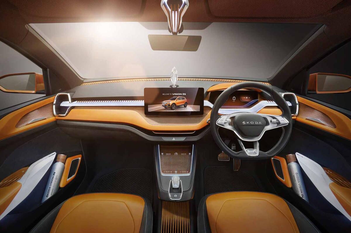 Skoda Vision IN concept interior