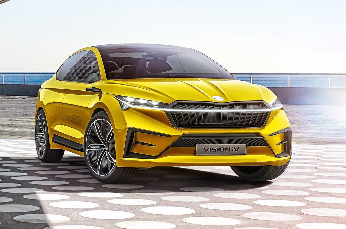 Skoda iV Vision concept - front