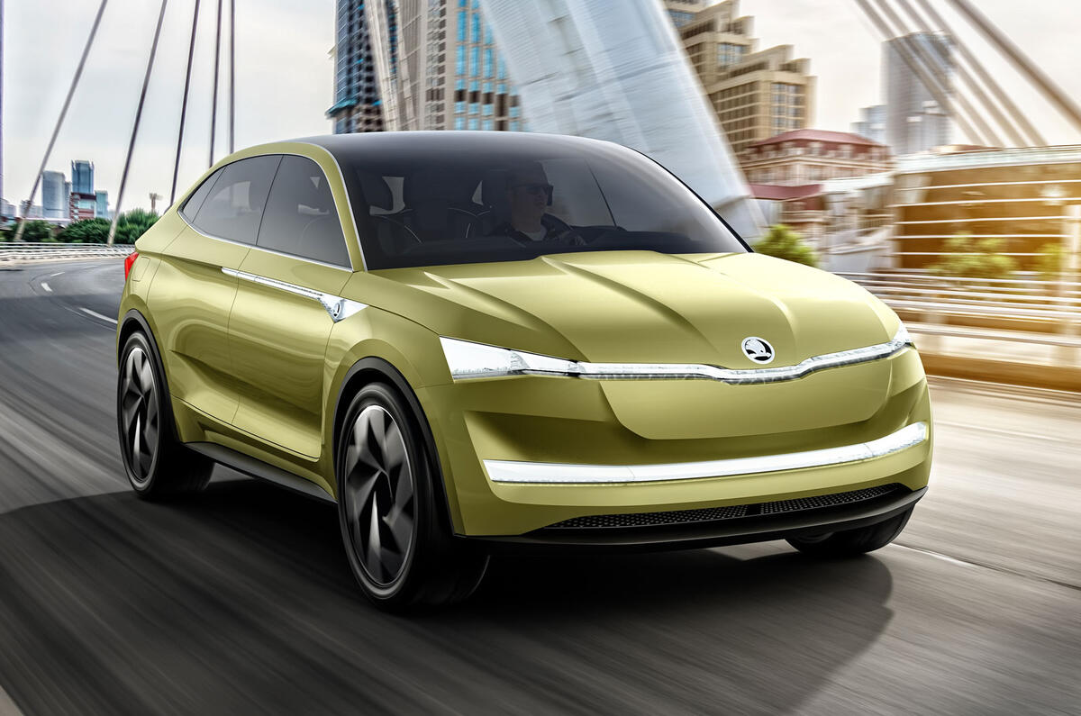Skoda Vision E electric car