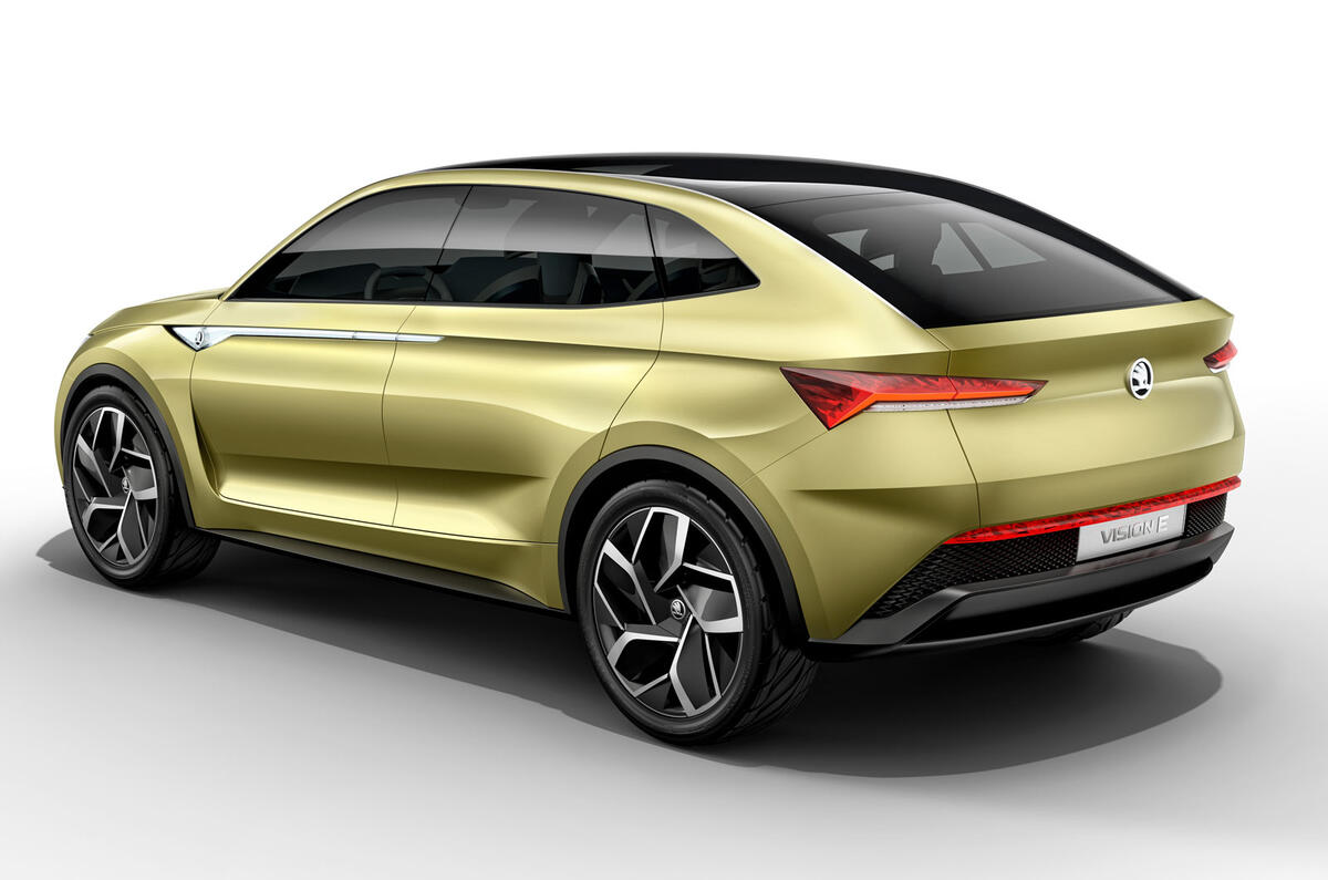 Skoda Vision E electric car