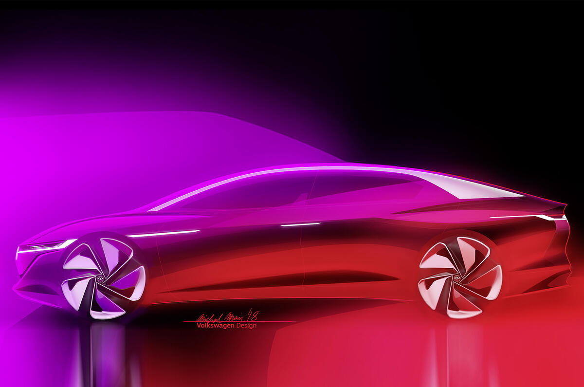 Volkswagen ID Vizzion previews electric BMW 3 Series rival