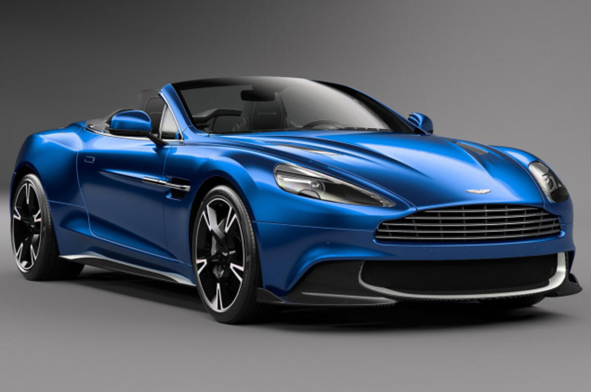 Aston Martin Vanquish S - first pics of Volante drop-top