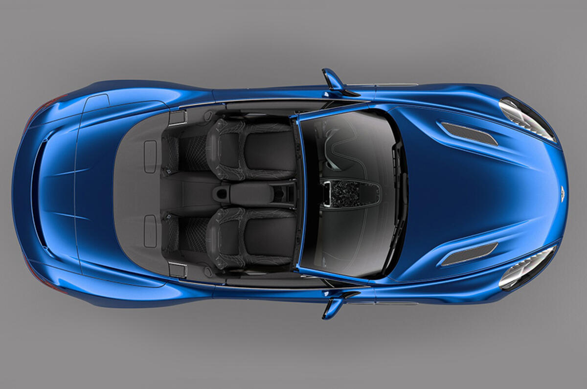 Aston Martin Vanquish S - first pics of Volante drop-top